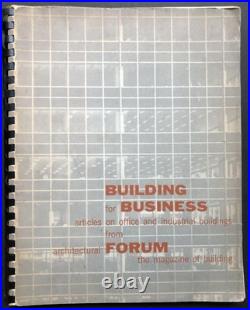 Architectural Forum / Building for Business Articles on Office 1st Edition 1955