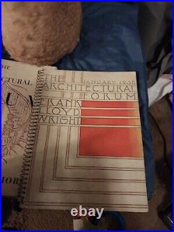 Architectural Forum Frank Lloyd Wright Jaunuary 1938 1st Spiral EX Condition Architectural Forum Frank Lloyd Wright Jaunuary 1938 1st Spiral EX Condition