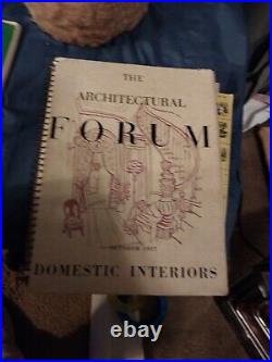 Architectural Forum Frank Lloyd Wright Jaunuary 1938 1st Spiral EX Condition Architectural Forum Frank Lloyd Wright Jaunuary 1938 1st Spiral EX Condition