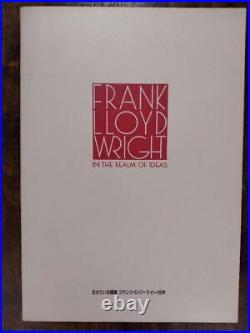 Architectural materials Frank Lloyd Wright 3 books set Design Used Japan