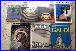 Architecture Frank Lloyd Wright Antonio Gaudi 7 book set from Japan