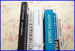 Architecture Frank Lloyd Wright Antonio Gaudi 7 book set from Japan