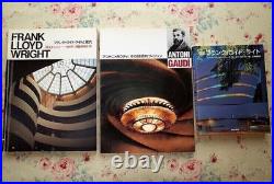 Architecture Frank Lloyd Wright Antonio Gaudi 7 book set from Japan
