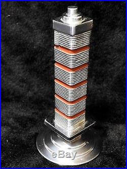 Art Deco Johnson's Wax Research Tower building model Lighter Frank Lloyd Wright