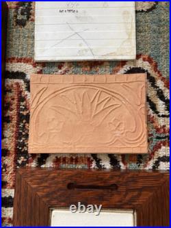 Arts And Crafts Framed Tiles Motawi Handpainted Handmade Frank Lloyd Wright Lot