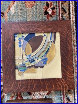 Arts And Crafts Framed Tiles Motawi Handpainted Handmade Frank Lloyd Wright Lot