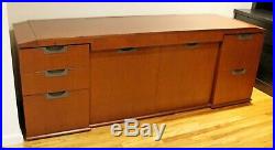 Arts & Crafts Cherry Office Sideboard Credenza Cabinet Frank Lloyd Wright Style