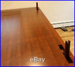 Arts & Crafts Cherry Wood Executive Desk Crofton Intl Frank Lloyd Wright Style
