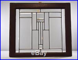 Arts & Crafts Clear Beveled Windows Frank Lloyd Wright Style 4 Available
