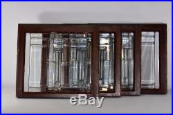 Arts & Crafts Clear Beveled Windows Frank Lloyd Wright Style 4 Available