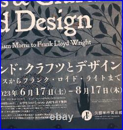 Arts & Crafts and Design Exh. Japan Poster From William Morris to Frank Lloyd
