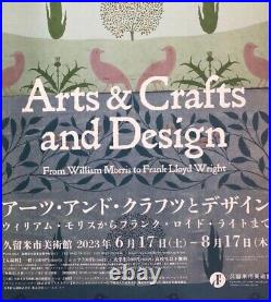 Arts & Crafts and Design Exh. Japan Poster From William Morris to Frank Lloyd