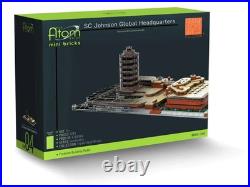 Atom Brick SC Johnson Global Headquarters Frank Lloyd Wright Building Model FSUS