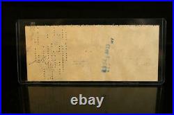 Authentic Frank Lloyd Wright Singed Check To Paolo Soleri June 13, 1952