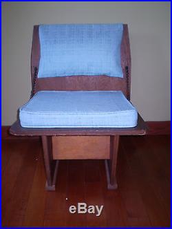 Authentic MID Century Frank Lloyd Wright Unitarian Church Chair 1951 Very Rare
