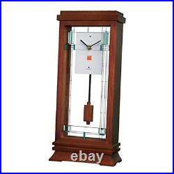 B1839 Willits Frank Lloyd Wright Mantel Clock, 14, Walnut Finish