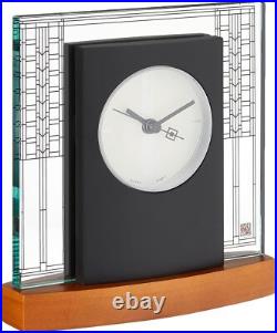 B7750 Glasner House Frankl Lloyd Wright Clock, Light Cherry Stain