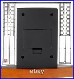 B7750 Glasner House Frankl Lloyd Wright Clock, Light Cherry Stain