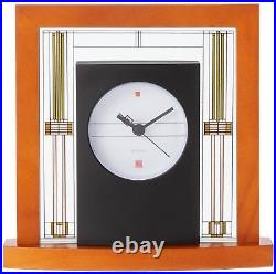 B7756 Willits Frank Lloyd Wright Table Clock Light Cherry Finish