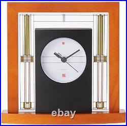 B7756 Willits Frank Lloyd Wright Table Clock, Light Cherry Finish