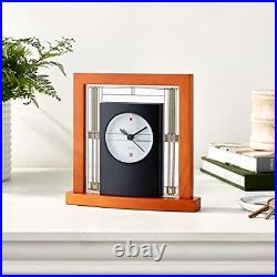 B7756 Willits Frank Lloyd Wright Table Clock, Light Cherry Finish