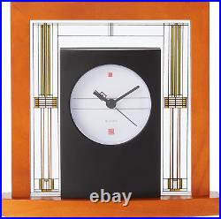 B7756 Willits Frank Lloyd Wright Table Clock, Light Cherry Finish