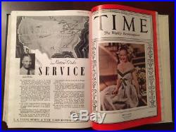 BOUND TIME MAGAZINE Jan-Mar 1938 Frank Lloyd Wright James Roosevelt Bettie Davis