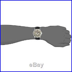 BRAND NEW Bulova Men's Frank Lloyd Wright Black Leather Gray Dial Watch 96A147