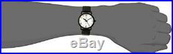 BRAND NEW Bulova Men's Frank Lloyd Wright White Dial Black Strap Watch 98A103