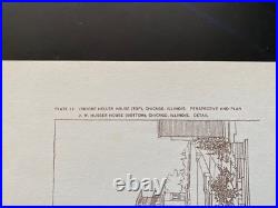 BUILDING PLANS AND DESIGNS OF FRANK LLOYD WRIGHT WASMUTH Plate 11 HELLER HOUSE