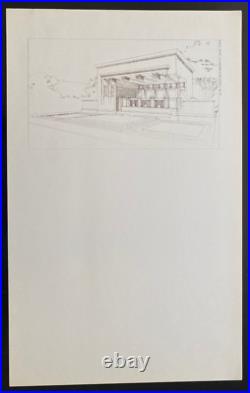 BUILDING PLANS AND DESIGNS OF FRANK LLOYD WRIGHT WASMUTH Plate 21 VILLAGE BANK
