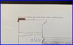 BUILDING PLANS AND DESIGNS OF FRANK LLOYD WRIGHT WASMUTH Plate 3 WINSLOW HOUSE
