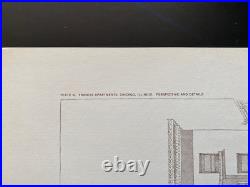 BUILDING PLANS AND DESIGNS OF FRANK LLOYD WRIGHT WASMUTH Plate 8 FRANCIS APTS