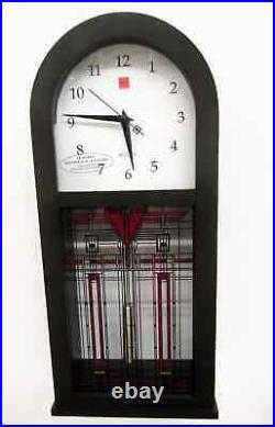 BULOVA FRANK LLOYD WRIGHT WALL CLOCK THISTLE IN BLOOM C4836-tested