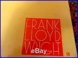BULOVA Frank Lloyd Wright Collection Clock c3332 WALL CLOCK