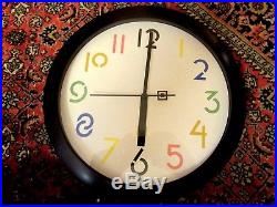 BULOVA Frank Lloyd Wright Collection Clock c3332 WALL CLOCK