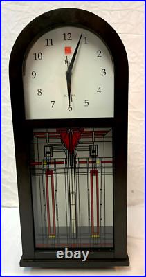 BULOVA Frank Lloyd Wright Wall Clock THISTLE IN BLOOM C4836
