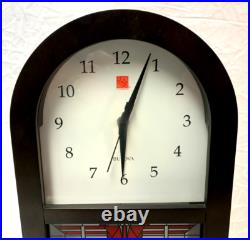 BULOVA Frank Lloyd Wright Wall Clock THISTLE IN BLOOM C4836