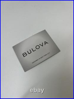 BULOVA Unisex Wristwatch FRANK LLOYD WRIGHT ROBIE HOUSE WATCH