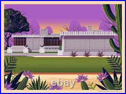Benjamin Adelman House Frank Lloyd Wright by George Townley Ltd x/100 Print MINT
