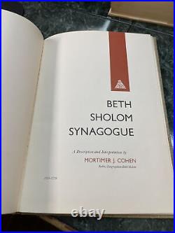 Beth Sholom Synagogue 1st Edition by Cohen, Mortimer J. 1959 Frank Lloyd Wright