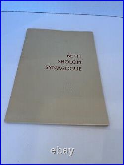 Beth Sholom Synagogue A Description and Interpretation Frank Lloyd Wright RARE