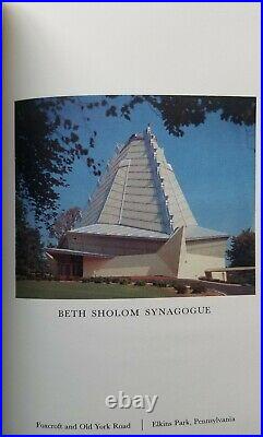 Beth Sholom Synagogue A Description and Interpretation Frank Lloyd Wright RARE