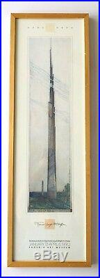 Big 37 Frank Lloyd Wright Architecture Poster Phoenix AZ ILLINOIS Cantilever