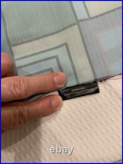 Blue Frank Lloyd Wright Scarf Long Large Size 75x29in Silk Mix