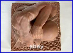 Boulder Man Terracotta Sculpture Frank Lloyd Wright Arts & Crafts After Bock 13