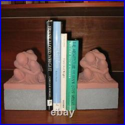 Boulder Sculpture Bookends by Frank Lloyd Wright
