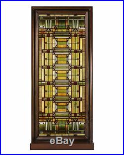 Brand New Frank Lloyd Wright Oak Park Skylight Stained Glass