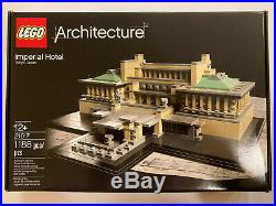 Brand New LEGO Architecture Imperial Hotel 21017 Frank Lloyd Wright Retired