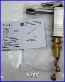 Brizo 65022lf-nk Frank Lloyd Wright Luxe Nickel Single Handle Bathroom Faucet